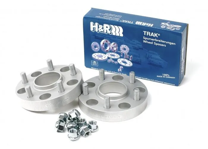H&R Trak+ 10mm DR Spacer Bolt Pattern 5/120 CB 72.5mm Bolt Thread 14x1.25 - Black