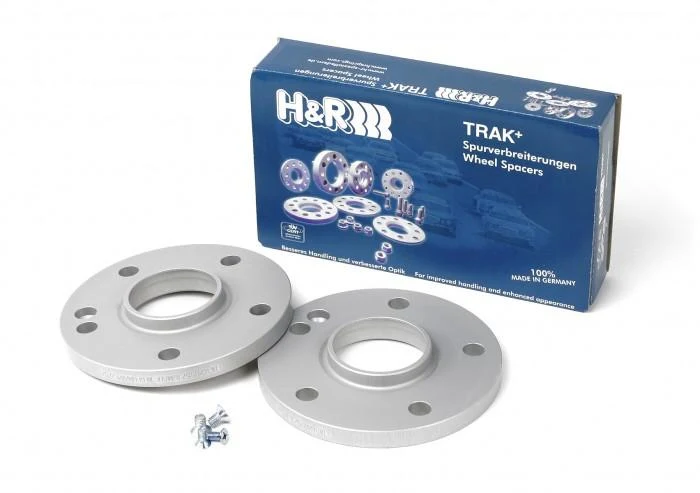 H&R Trak+ 3mm DR Spacer Bolt Pattern 5/112 CB 66.5mm Bolt Thread 14x1.5 - Black