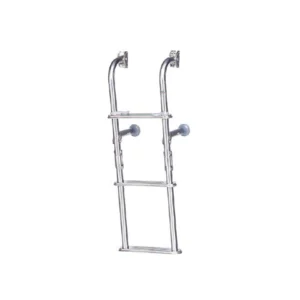 Trem, sammenleggbar badestige i rustfritt stål AISI 316, 65 cm