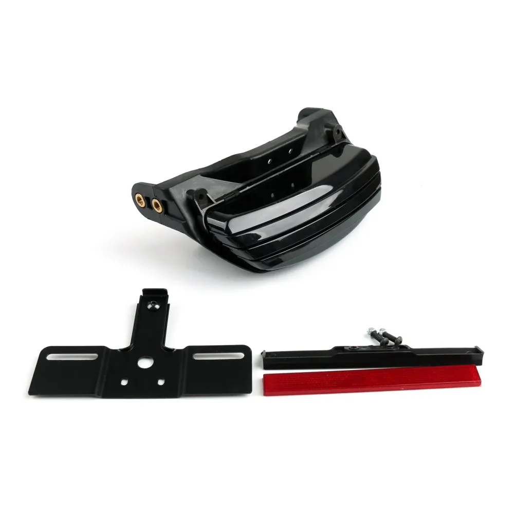 Tri-Bar Fender LED baklys + brakett Harley Softail fxst fxstb fxstc generisk