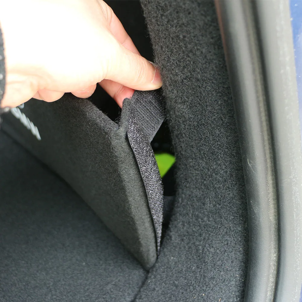 Trunk Organizer BMW X1 F48 Nylon 2-Piece Set Durable Side Storage Panels
