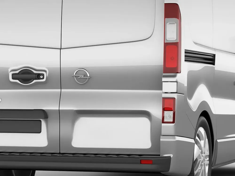 Two Red LED Rear Bumper Reflector Lights Opel/Vauxhall Vivaro, Movano , Renault Master, Trafic and Nissan Primastar