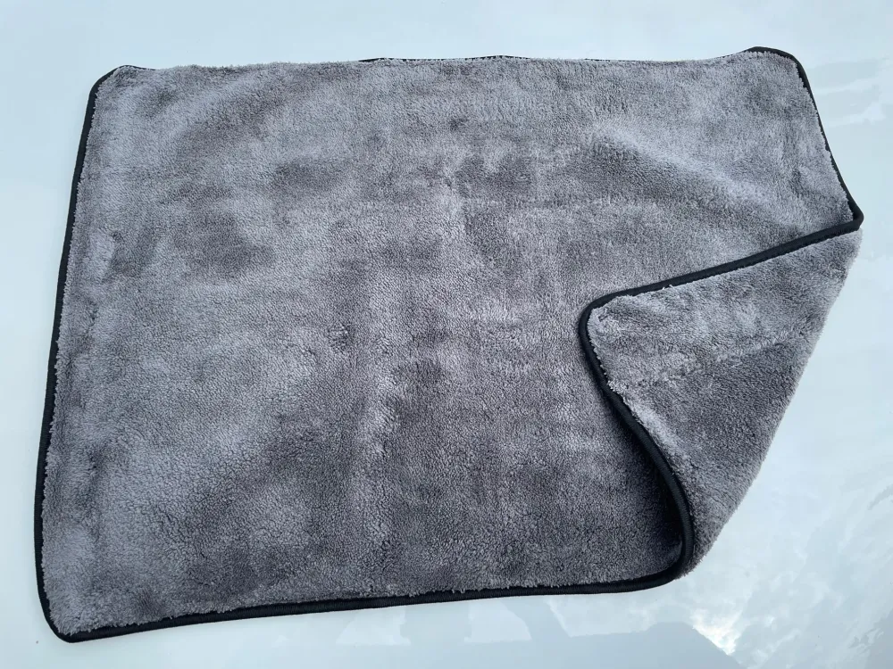 Vår tykke mikrofiberklut, 1200 GSM, tørkeklut bilvask, 70 x 50 cm