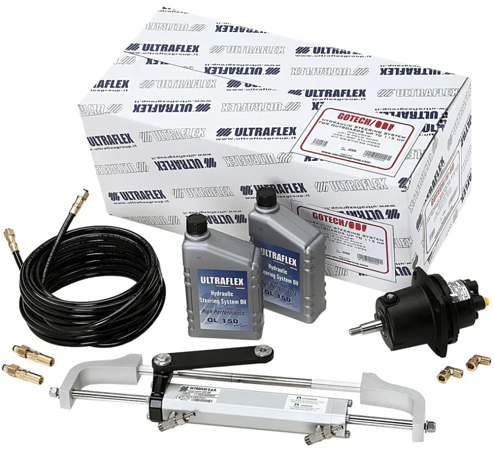 Ultraflex Hydraulisk styring komplett inntil 115 HK GoTech
