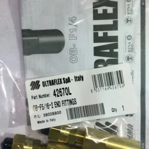 Ultraflex Slangetilkopling outb. m/mutter 3/8" gjenger