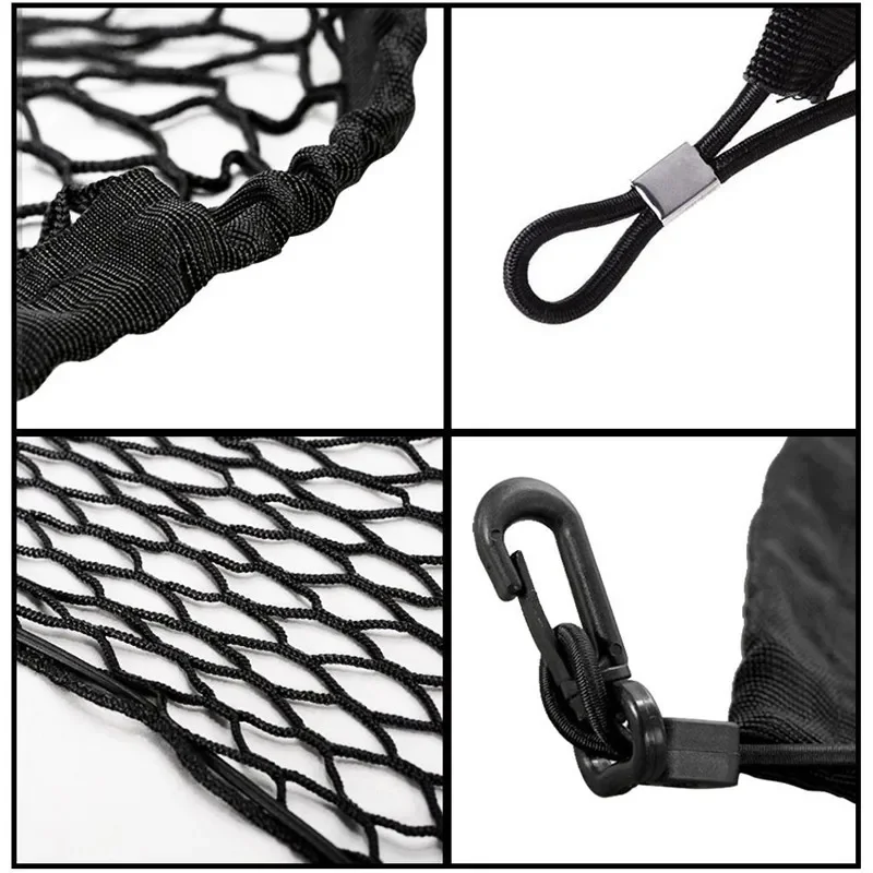 Universal Car Trunk Organizer Elastic Mesh Net, Nylon Cargo Storage