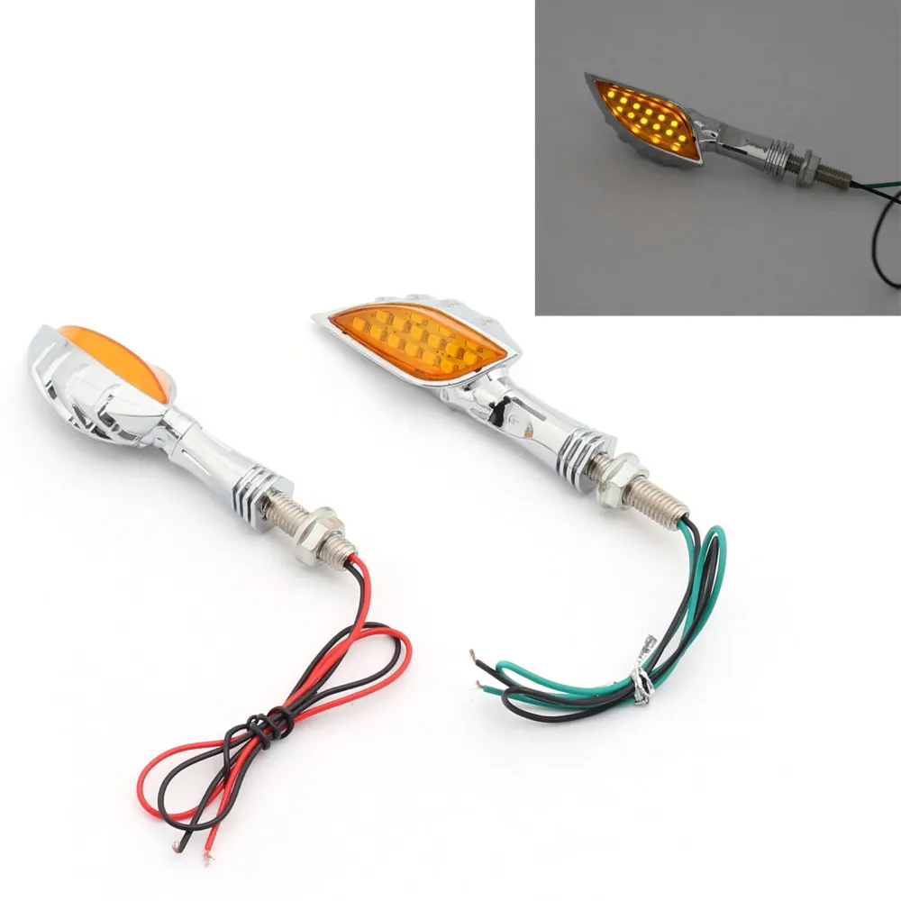 Universal Skeleton Hand LED blinklys Blinker Indikator 3 Farge generisk
