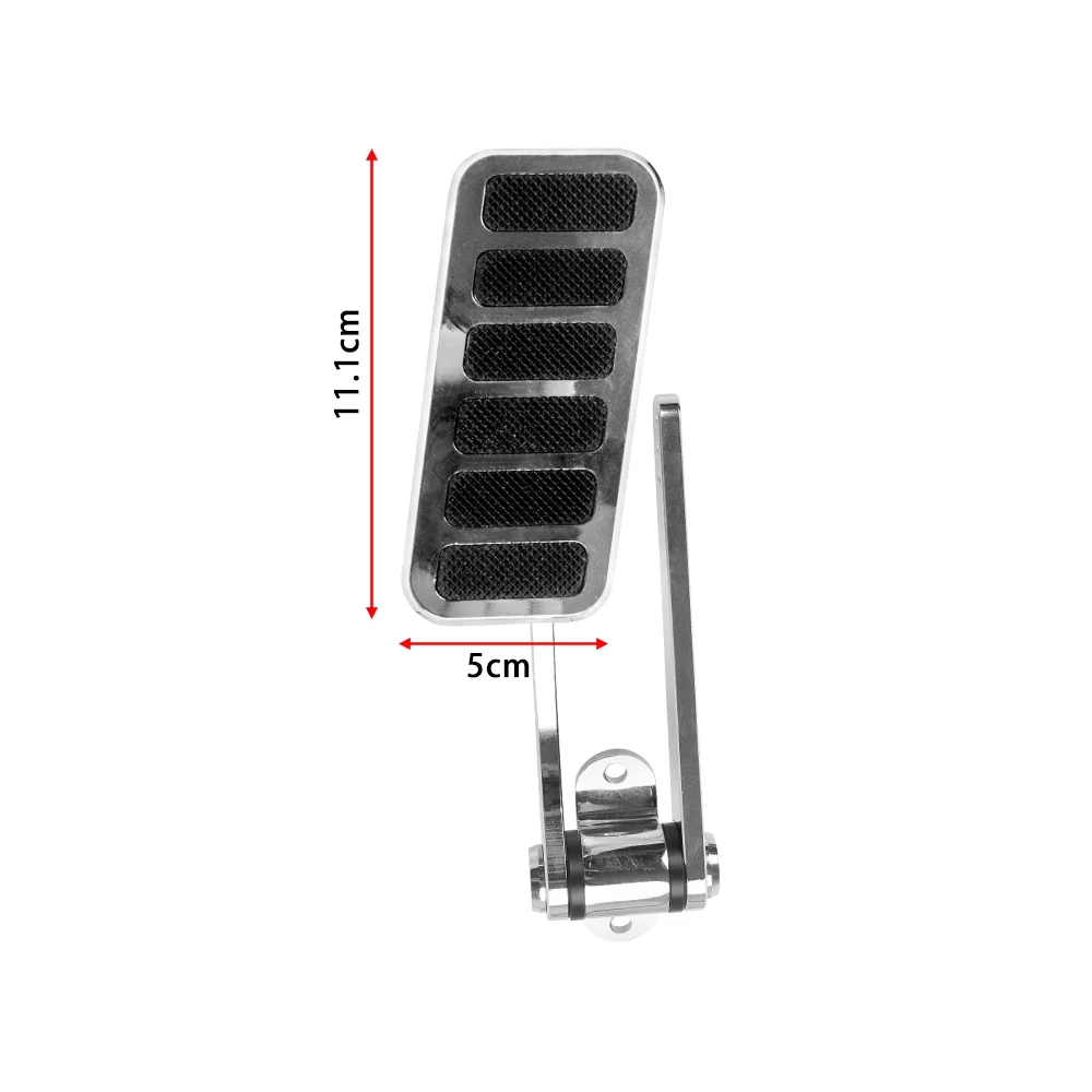 Universal Street Throttle Pedal Classic Cars, Billet Aluminum Firewall Mount