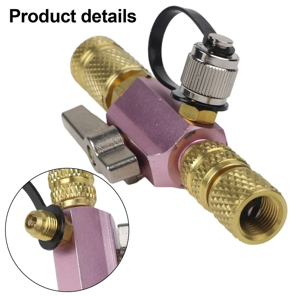Vacuum-Rated Valve Core Removal Tool R410A, 5/16 Female Flare, 1/4 Male