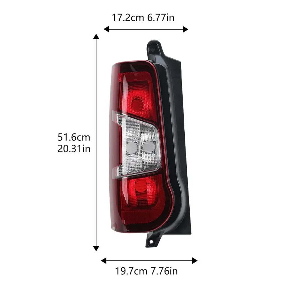 Venstre side baklys bak lampe 9819235880 Peugeot-partner 2018-2024