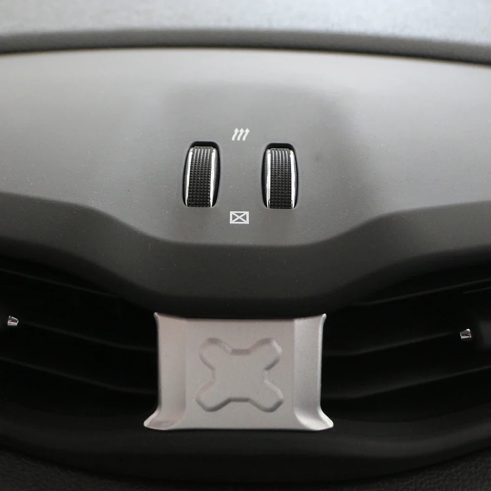 Vent Trim Cover Jeep Renegade 2016 Chrome Air Conditioning Dash Vents, Interior Trim