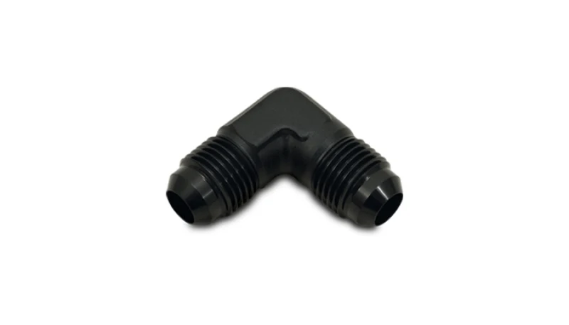 Vibrant -12AN 90deg Flare Union Fitting - Aluminum