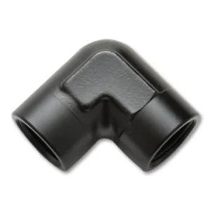 Vibrant 1/2in NPT 90 Degree Female Pipe Coupler Fitting