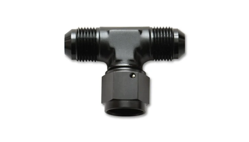 Vibrant -16AN Tee Fitting Female -16AN Swivel On Side