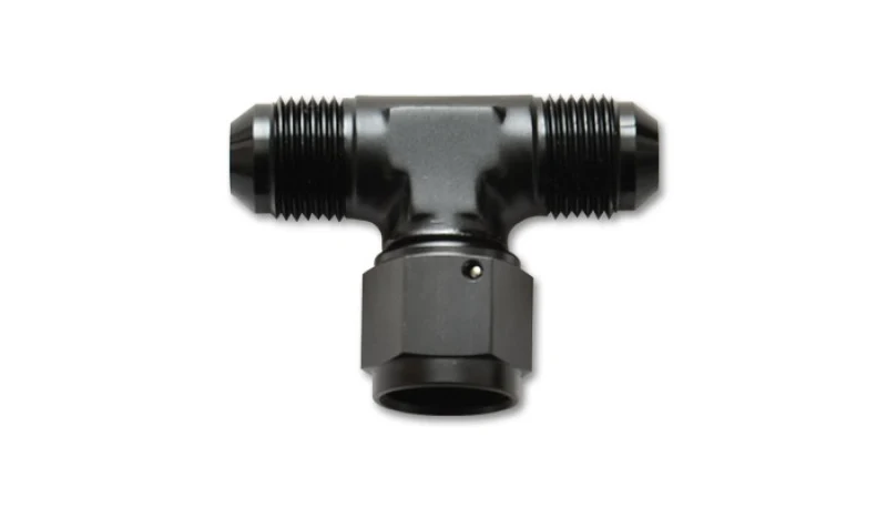 Vibrant -16AN Tee Fitting Female -16AN Swivel On Side