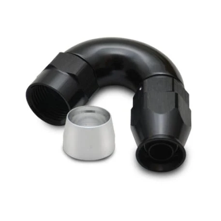 Vibrant -4AN 150 Degree Hose End Fitting PTFE Lined Hose