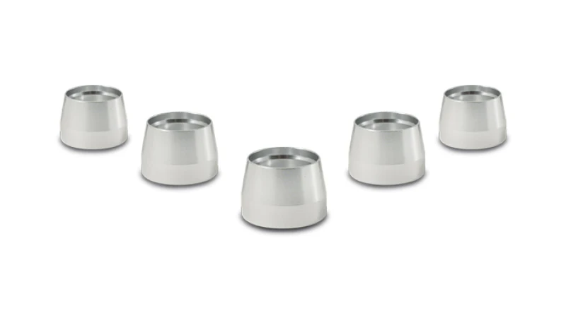 Vibrant -6AN PTFE Hose Olive Inserts - 5pk
