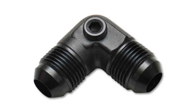 Vibrant -8AN to -8AN Male 90 Degree Union Adapter Fitting 1/8in NPT Port