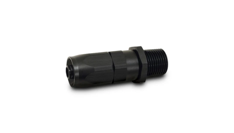 Vibrant -8AN Male NPT Straight Hose End Fitting - 1/4 NPT