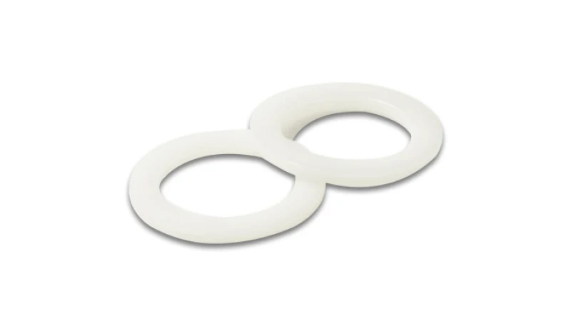 Vibrant -8AN PTFE Washers Bulkhead Fittings - Pair