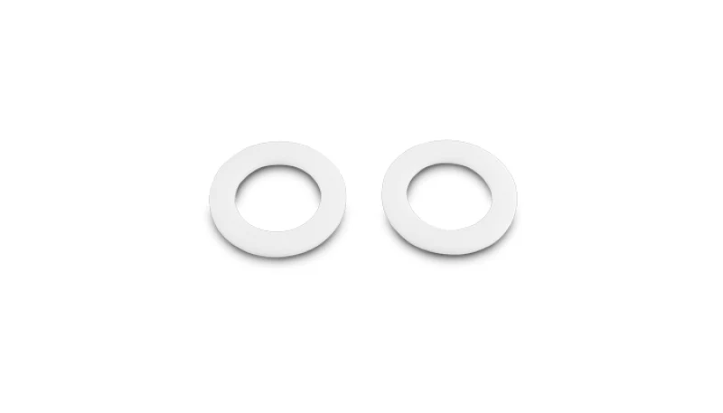 Vibrant -8AN PTFE Washers Bulkhead Fittings - Pair