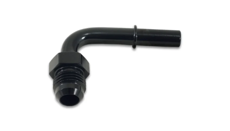 Vibrant 90 Degree Male Push-On EFI Adapter -6 Barb 0.375in