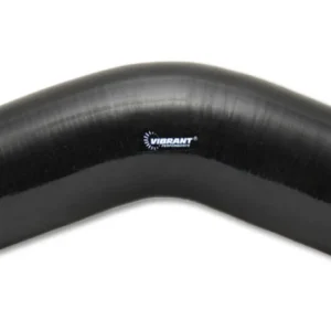 Vibrant 45 Degree Silicone Elbow 2.375in ID x 5.00in Leg Length - Black