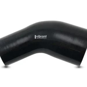 Vibrant 45 Degree Silicone Transition Elbow Hose ID 3.50in x 2.50in