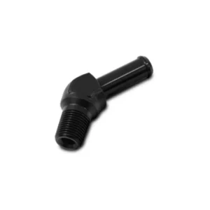 Vibrant Male NPT to Hose Barb Adapter 45 Degree NPT 3/8in Hose 5/16in
