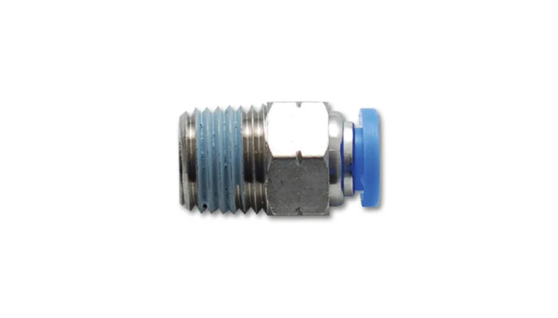 Vibrant Male Straight Fitting 1/4in OD Tubing (3/8in NPT Thread)