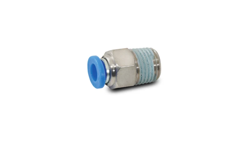 Vibrant Male Straight Fitting 1/4in OD Tubing (3/8in NPT Thread)