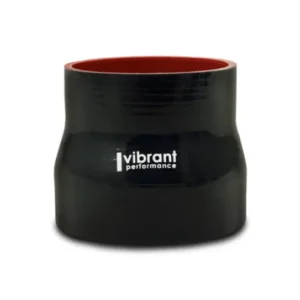 Vibrant Silicone Reducer Coupler 2.75in ID x 1.75in ID x 3.00in Long - Black