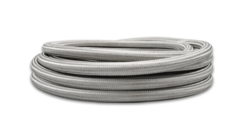 Vibrant Stainless Steel Braided Flex Hose w/PTFE Liner -16 (10ft Roll)