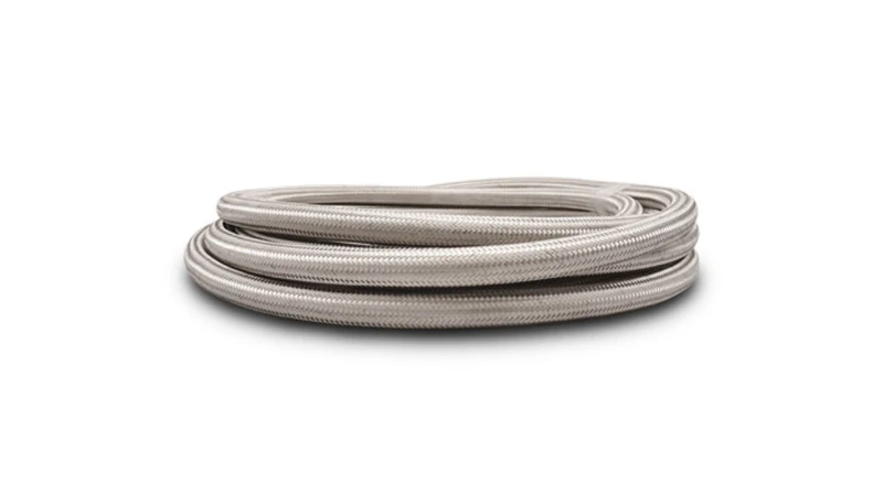 Vibrant Stainless Steel Braided Flex Hose w/PTFE Liner -16 (10ft Roll)