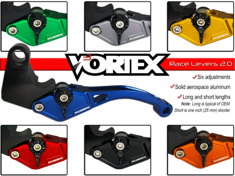 Vortex Racing H-L204 K25 Clutch Lever Long- Black