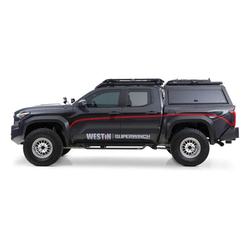 Westin 24-26 Toyota Tacoma DC Outlaw Drop Running Boards - Tex. Blk