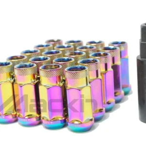 Wheel Mate Monster Lug Nut Caps - Black 14x1.50