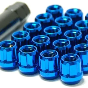 Wheel Mate Muteki Open End Lug Nuts - Blue 12x1.50