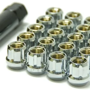 Wheel Mate Muteki Open End Lug Nuts - Chrome 12x1.50