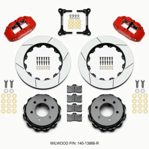 Wilwood Narrow Superlite 4R RearTruck Kit 14.25in Red 2012-Up Ford F150 (6 lug)