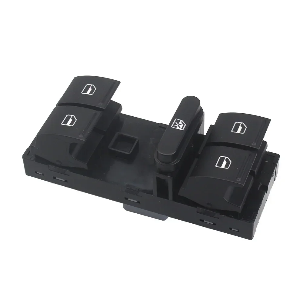 Window Switch Button Volkswagen 5-Button Master Replacement Golf V VI Jetta MK5 MK6 Tiguan Plastic