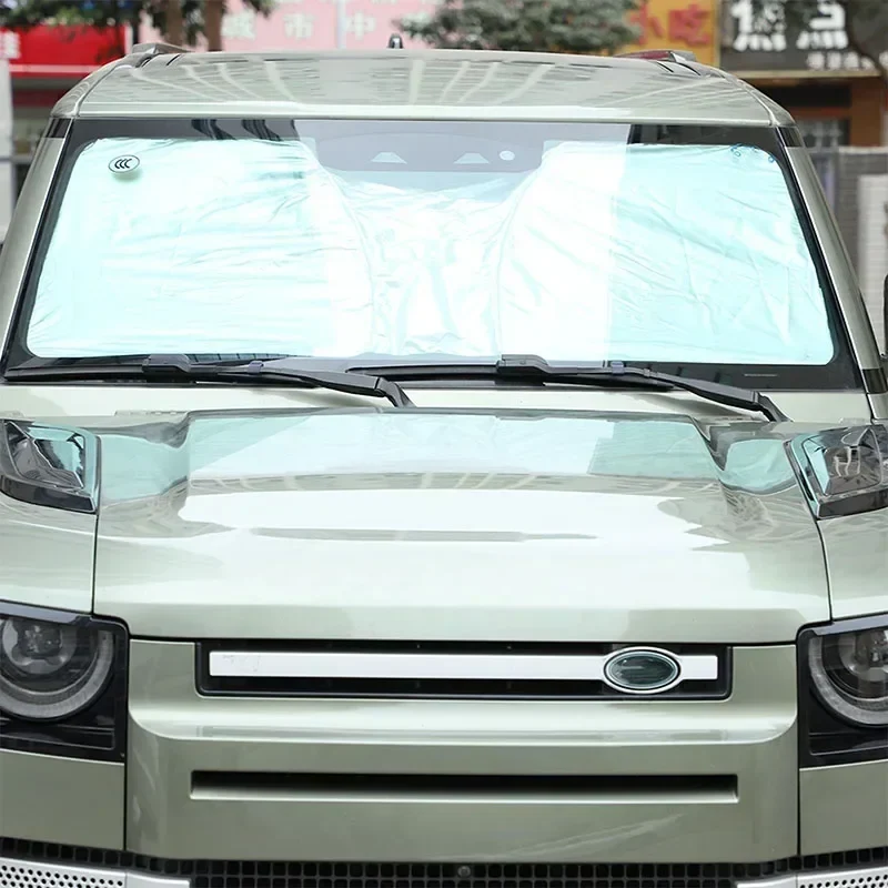 Windshield Sunshade Land Rover Defender 90 110 130 2020 To 2024 UV Block Heat Shield