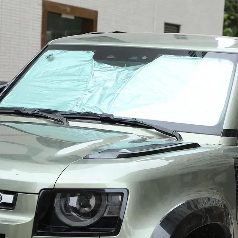 Windshield Sunshade Land Rover Defender 90 110 130 2020 To 2024 UV Block Heat Shield