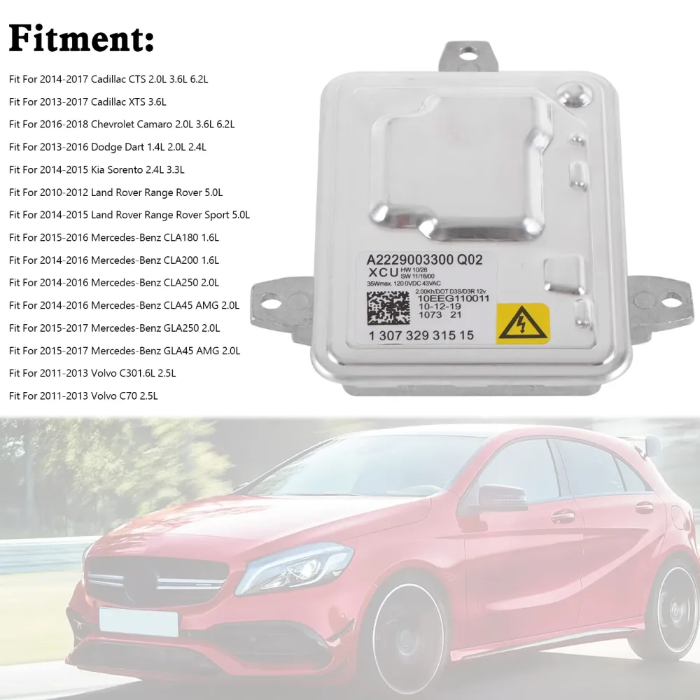 Xenon frontlys Ballast Control Unit Module A2229003300 Mercedes CLA GLA