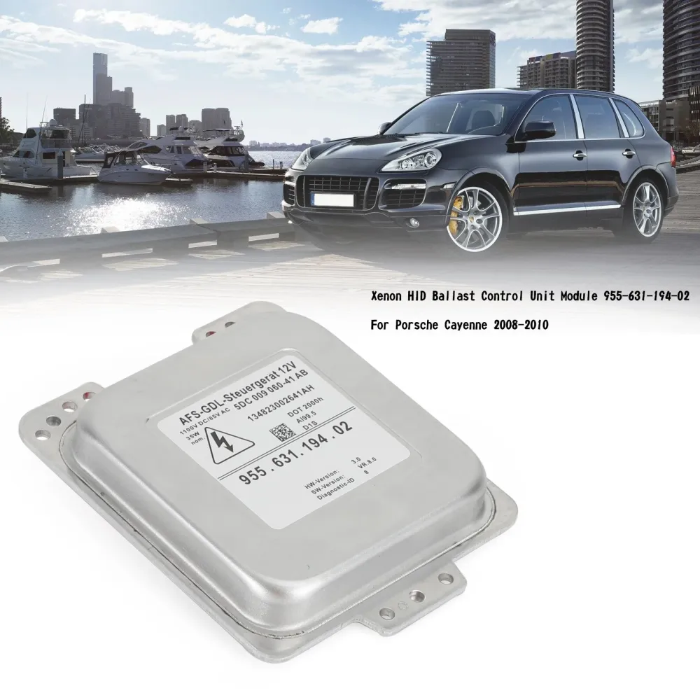 Xenon HID Ballast Control Unit Module 955-631-194-02 Porsche Cayenne 2008-2010 generisk