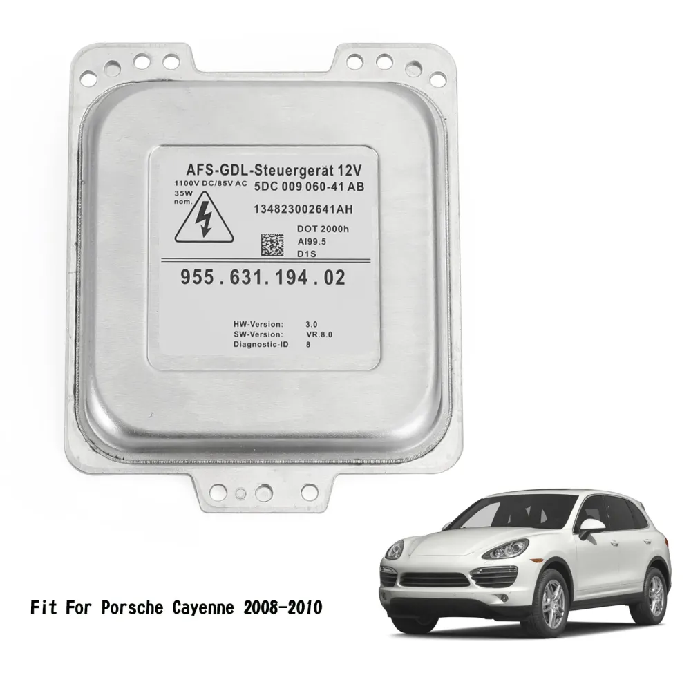 Xenon HID Ballast Control Unit Module 955-631-194-02 Porsche Cayenne 2008-2010 generisk