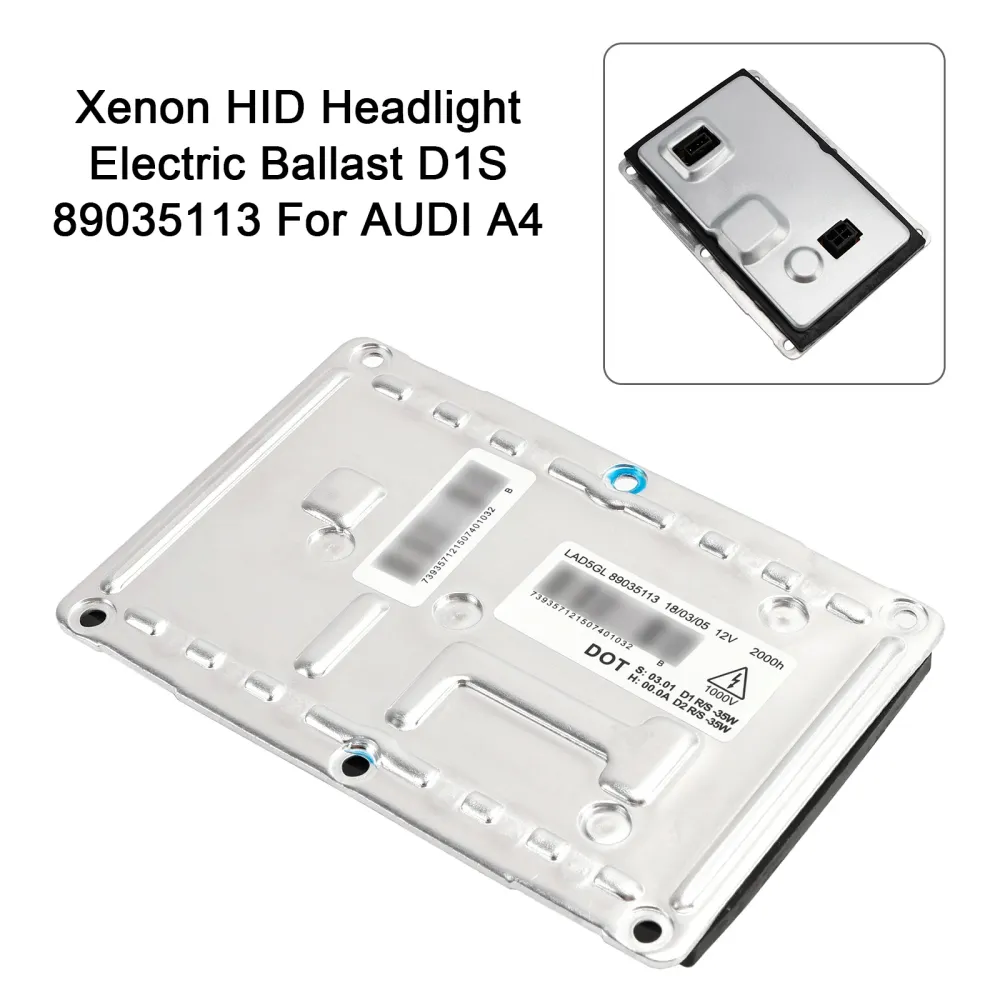 Xenon HID frontlyselektrisk ballast D1S 89035113 Audi A4