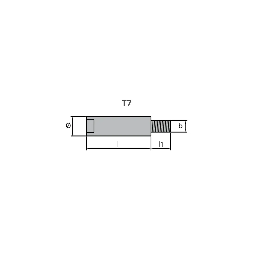 Yanmar Anode, Motor, Ø20120, 1GM og 6Ly3-serien, 27210-200200