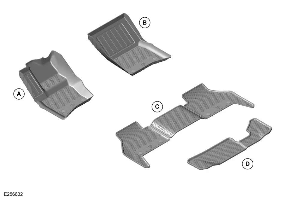 Gulvmatter Land Rover Defender II (L663) (2019-) – TPE Gummi | Land Rover OEM