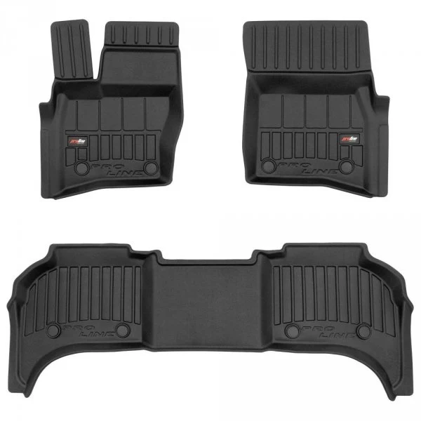 Gulvmatter Land Rover Defender II (L663) (2019-) – 3D Premium med sidekant | Frogum